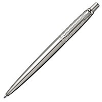 Ручка шариковая Parker Jotter Premium K172 Shiny SS Chiseled M синие чернила