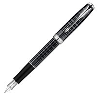 Ручка перьевая Parker Sonnet F531 Dark Grey Laquer CT, перо F золото 18K