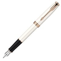 Ручка перьевая Parker Sonnet F540 Pearl PGT, перо F золото 18K с родиевым покрытием