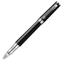 Ручка 5й пишущий узел Parker Ingenuity L F500 LaqBlack CT F черные чернила