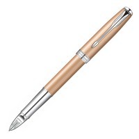 Ручка 5й пишущий узел Parker Sonnet F540 Pink Gold PVD CT F черные чернила