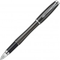 Ручка 5й пишущий узел Parker Urban Premium F504 Ebony Metal Chiselled F черные чернила
