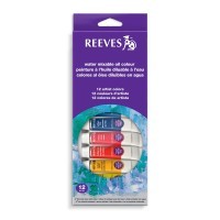 Набор водорастворимых масляных красок Reeves 12 цветов