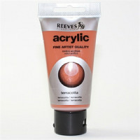 Акриловая художественная краска Reeves  75 мл., цвет -терракотовый