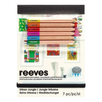 Набор Reeves `Почтовые карточки` (альбом с почтовыми карточками, карандаши 6 цветов) 