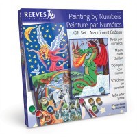 Набор подарочный Reeves `Рисование по номерам` Сказки