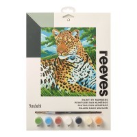 Набор для творчества Reeves `Раскраска по номерам` Леопард