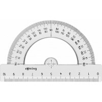 Транспортир полукруглый Rotring Centro, 10 см Пластик