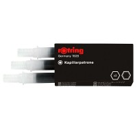 Чернила для рапидографа Rotring черный картиридж, 3 шт., картон. коробка