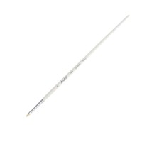 Кисть белая синтетика овальная №4 ROUBLOFF 1B32, длинная ручка