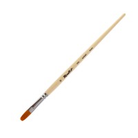 Кисть синтетика (мягкая) овальная №12 ROUBLOFF 1232, длинная ручка