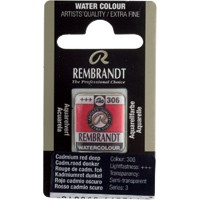 Краска акварельная Rembrandt кювета №306 Кадмий красный насыщенный