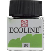 Акварель жидкая Ecoline банка 30мл №600 зеленый