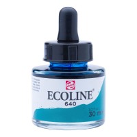 Акварель жидкая Ecoline банка 30мл, 640 Синевато-зеленый