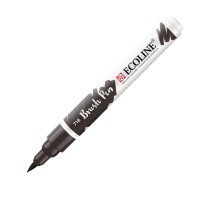 Маркер акварельный Ecoline Brush Pen, 718 Серый теплый