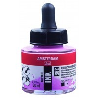 Чернила акриловые Amsterdam 30мл №385 Розовый квинакридон светлый