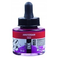 Чернила акриловые Amsterdam 30мл №577 Красно-фиолетовый светлый устойчивый