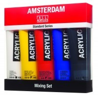 Набор акриловых красок Amsterdam Стандарт Mixing 5 цветов по 120 мл