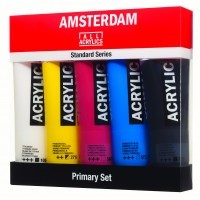 Набор акриловых красок Amsterdam Стандарт Начальный 5 цветов по 120 мл
