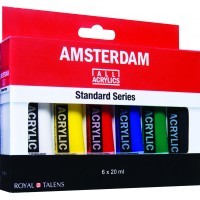 Набор акриловых красок Amsterdam Стандарт 6 цветов по 20 мл