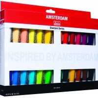 Набор акриловых красок Amsterdam Стандарт 24 цвета по 20 мл