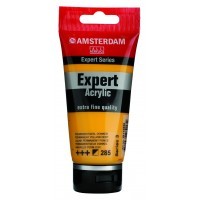 Краска акриловая Amsterdam Expert туба 75мл №285 Желтый насыщенный устойчивый