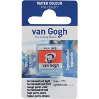 Краска акварельная Van Gogh кювета №370 Красный светлый устойчивый