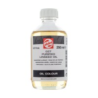 Масло льняное рафинированное (очищенное) Royal Talens (027), 250мл