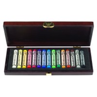 Набор пастели Rembrandt Стартовый 15 основных цветов в деревянной коробке