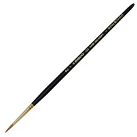 Кисть для акварели колонок круглая №2 Rembrandt 100, короткая ручка