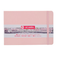 Скетчбук Art Creation 140г/м2 21х15см, 80л., тв.обложка, Розовый