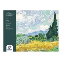Альбом для акварели Van Gogh National Gallery, 300г/м2, 24х32см, склейка 12 листов