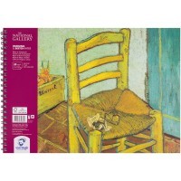 Альбом на спирали для зарисовок Van Gogh National Gallery, 160г/м2, 29.7х42см, 40 листов