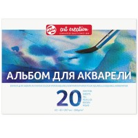 Альбом для акварели Art Creation 200г/м2 А3, 20л., склейка