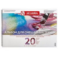 Альбом для смешанных техник Art Creation 235г/м2 А3 20л., спираль