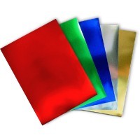 Набор картона с фольгированным покрытием SADIPAL, 225г/м2, 50x65см, 5 цветов