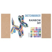 Набор SKETCHMARKER RAINBOW (лимит. выпуск) 36 маркеров, 6 линеров, альбом