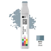 Чернила для спиртовых маркеров SKETCHMARKER, 22мл, BG52 Темное облако