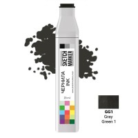 Чернила для спиртовых маркеров SKETCHMARKER, 22мл, GG1 Серый зеленоватый 1