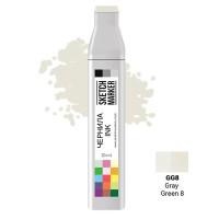 Чернила для спиртовых маркеров SKETCHMARKER, 22мл, GG8 Серый зеленоватый 8