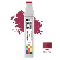 Чернила для спиртовых маркеров SKETCHMARKER, 22мл, R30 Красное вино