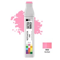 Чернила для спиртовых маркеров SKETCHMARKER, 22мл, R43 Шербет
