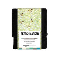 Набор маркеров `Птицы` Sketchmarker & Pushkinskiy, 12цв.