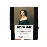 Набор маркеров `Винтельгартер` Sketchmarker & Pushkinskiy, 12цв.