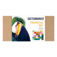 Набор маркеров SKETCHMARKER `Tropical Set` (лимитир.), 36цв.
