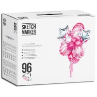 Набор маркеров SKETCHMARKER `Set 1`, 96цв. (пластиковый бокс)