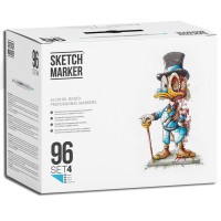 Набор маркеров SKETCHMARKER `Set 4`, 96цв. (пластиковый бокс)