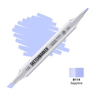 Маркер спиртовой двухсторонний SKETCHMARKER, B114 Сапфир