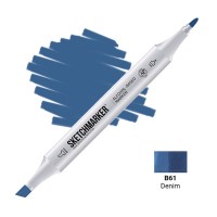 Маркер спиртовой двухсторонний SKETCHMARKER, B61 Джинсовый