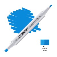 Маркер спиртовой двухсторонний SKETCHMARKER, B71 Голубой кобальт